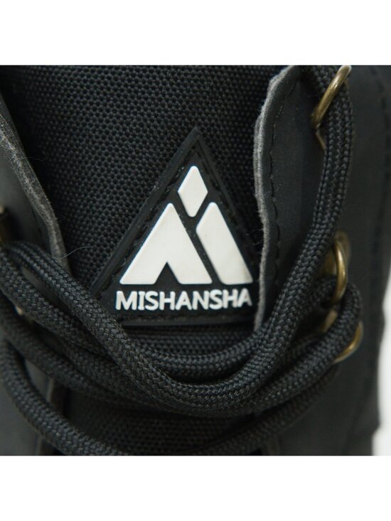 Mishansha Winter Boots Size 10 Faux Fur Lined Work Duck Boot Lace up Black main image 5